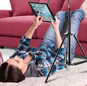 Adjustable 1.6M Long Arm <b>Stand</b> Mobilephone Tripod Floor <b>Stand</b> for iPad Cellphone <b>Tablet</b> - Product Image 6