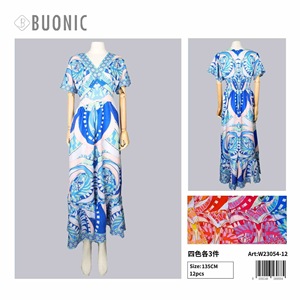 Buonic Abito copricostume estivo da donna, tunica casual per costumi da bagno, 135 cm, colori misti - Product Image 3