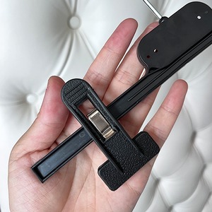 Percha <span class=keywords><strong>de</strong></span> Plástico para Pantalones, Individual, Antideslizante, Negra, para Armario, Uso Comercial <span class=keywords><strong>de</strong></span> Lujo, Elástica, Desechable, Sin Rastro - Product Image 2