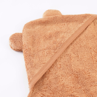 Peignoir pour enfants en microfibre imprimé dessin animé carré absorbant Kid Beach Hooded Towel Printed Technique