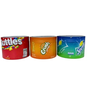 <b>Herb</b> Grinder 6 Pcs Display <b>Box</b> Round Magnetic Plastic Dry <b>Herb</b> Grinder With Sharp Teeth And Colorful Design - Product Image 4
