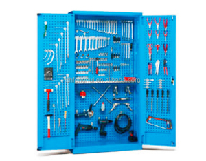 Fenghui gereedschapskast met laden en metalen planken met hangbord - Product Image 4