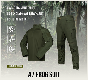 En Stock Uniforme A7 Chemise et <span class=keywords><strong>Pantalon</strong></span> de Combat Tactique de <span class=keywords><strong>Chasse</strong></span> Avec Genouillères - Options Personnalisées OEM/ODM - Product Image 2