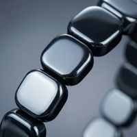 Bracelet élastique en hématite naturelle 2026 pour stimuler l'énergie, retrouvez votre confiance, cadeau haut de gamme pour hommes et femmes