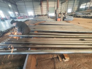 <span class=keywords><strong>Poste</strong></span> de luz solar de acero <span class=keywords><strong>galvanizado</strong></span> para exteriores, de 4m, 5m, 6m, 7m, 8m, 9m, 10m, 12m, con brazo doble o simple - Product Image 2