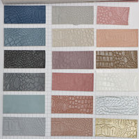 Cuir synthétique à motif de pierre d'alligator 0.7mm Crocodile Rexine PVC Faux cuir pour boîte à bijoux Sac de couverture pour ordinateur portable