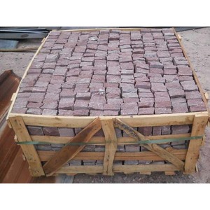 Cubos y Adoquines de <span class=keywords><strong>Porfido</strong></span> Rojo Natural para Pavimentación de Caminos y Entradas - Product Image 1