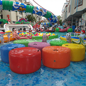 Venta al por mayor PVC inflable agua balancín juguete para niños <span class=keywords><strong>lago</strong></span> flotadores para juegos acuáticos al aire libre y actividades en el parque - Product Image 1