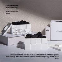 Diffuseur d'huiles essentielles en pierre volcanique pour aromathérapie, décoration d'intérieur, rafraîchisseur d'air pour chambre à coucher, parfum longue durée