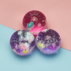 Đại Dương Quả Bóng 8Cm OEM TPU Bouncy Floater Nổi Lỏng Nước Neon Long Lanh Sáng Nảy Bóng Động Vật Mô Hình Quà Tặng Khuyến Mãi - Product Image 4