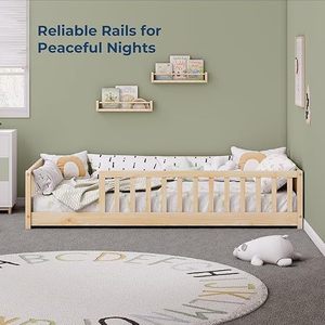 Barandilla de seguridad anticolisión para cuna de bebé, estilo minimalista, para dormitorio en casa, protección de suelo transfronteriza. - Product Image 1