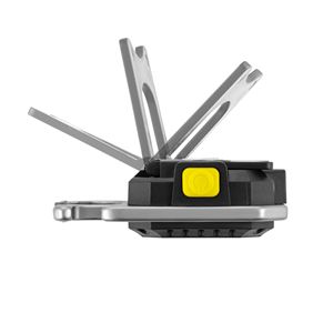 Parlak kuş şarj edilebilir taşınabilir Cob LED Torch anahtarlık USB şarj manyetik ışıklı anahtarlık ile su geçirmez el feneri - Product Image 4