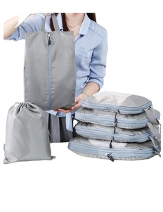 Lot de 6 sacs de rangement de voyage en gros pour usine – Organisateurs de compression pour bagages et cubes de rangement - Product Image 1