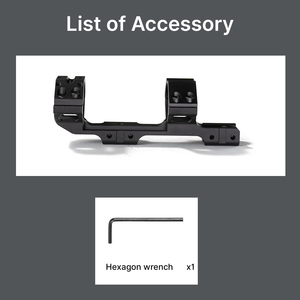 Montura de Visor Cantilever BANGBANG para Rieles de Cola de Golondrina de 11 mm, Altura Central de 1.14 Pulgadas, Calibrador Horizontal, Impermeable y Resistente a Golpes - Product Image 4