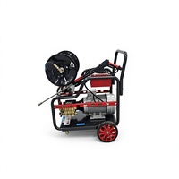 Nouvelle machine de nettoyage de canalisations à jet d'eau haute pression 7,5 kW 150 bars, nettoyeur de drainage électrique, bobine de tuyau de 30 m, débit de 30 L/MIN