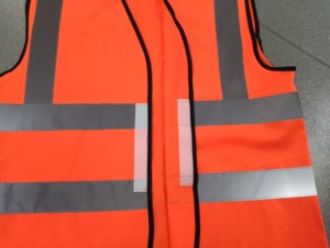 Tùy chỉnh màu sắc bọc vải dệt kim Hi-VIS Áo sơ mi phản quang vest polyester an toàn quần áo phản quang an toàn vest - Product Image 2