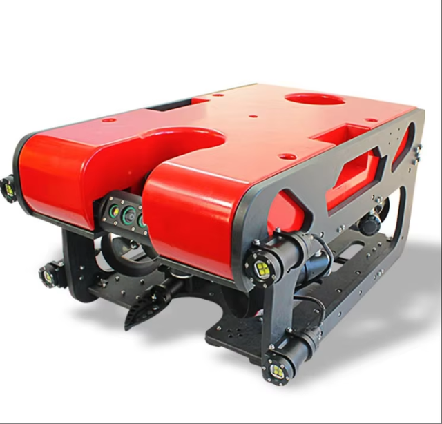 6T Underwater Robot 350m Waterproof Depth 4K HD Network Mud-Water Pan-Tilt Cam,High Expandability - for Security/Salvage