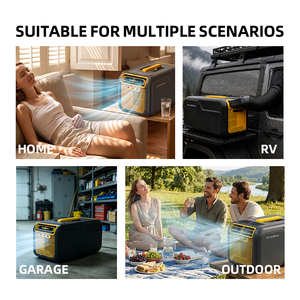 Aire Acondicionado Portátil Silencioso Sin Ventana, Compresor de 4800 BTU, Unidad de Aire Acondicionado Pequeña Autoevaporante para Exteriores, Casa, Tienda de Campaña, RV, Camping - Product Image 6