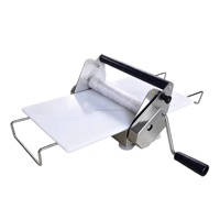 Laminoir à pâte manuel portable 400 mm, pliable, pour pâtisserie maison, pizza, croissant, fondant