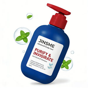 Shampooing Anti-Pelliculaire et Anti-Démangeaisons Personnalisé OEM ODM 360ml à l'Huile d'Arbre à Thé et à la Menthe, Soin Hydratant du Cuir Chevelu pour Cheveux Gras en Gel - Product Image 1