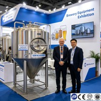 Tanque de Fermentación de Acero Inoxidable para Vino, Fermentador Cónico, Equipo para Vino Tinto y Blanco, Certificado ASME CE para Procesamiento de Alimentos