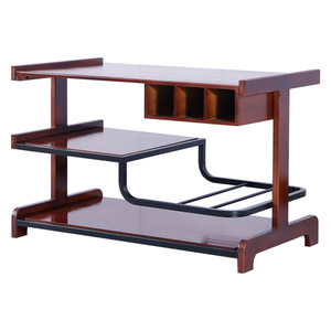 Multi Layer <b>Storage</b> <b>Cart</b> 3 Floors Floor Standing Kitchen Food Serving Rack Rectangle Shape Standing Type - Product Image 5