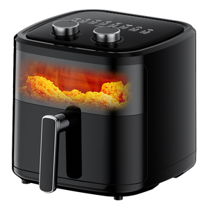 Freidora de Aire de 7.5L, Negra, Sin Aceite, Horno Freidora de Aire, Control Mecánico de Plástico, Gran Capacidad, Reseñas del Producto - Product Image 6