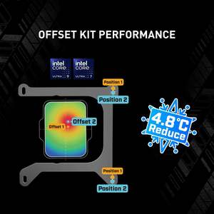 Refroidisseur liquide pour processeur <span class=keywords><strong>MSI</strong></span> MAG CORELIQUID A15 360 - <span class=keywords><strong>AIO</strong></span> ARGB - Radiateur 360 mm - Compatible AM5, LGA 1851 - 3 ventilateurs PWM ARGB de 120 mm - Product Image 4