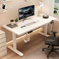 Bureau debout électrique à hauteur réglable, bureau d'étude pour enfants et étudiants, table de travail simple pour chambre à coucher