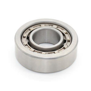 Roulements à rouleaux cylindriques en acier inoxydable NJ202 à haute capacité de charge, simple rangée, 15*35*11mm, lubrifiés à l'huile, fabriqués en série - Product Image 1