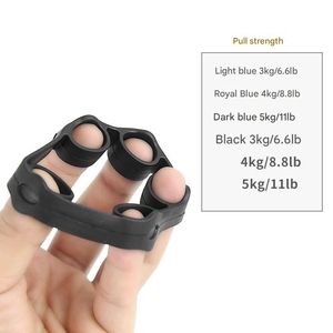 PINJIAN Vente en gros de poignées de main personnalisées en TPE avec logo couleur, entraîneur de doigts en caoutchouc de silicone pour la guérison de la main et du poignet, exercice - Product Image 2
