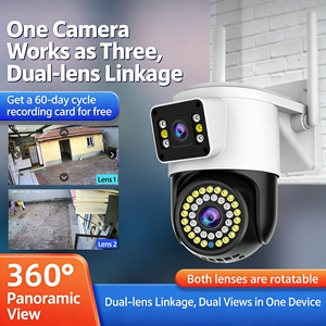 กล้องวงจรปิดไร้สาย <span class=keywords><strong>Yoosee</strong></span> แบบเลนส์คู่ ความละเอียด 2K 4MP หมุนได้ ปรับมุมมองได้ กันน้ำ พร้อมระบบตรวจจับความเคลื่อนไหว แจ้งเตือน ภาพสีกลางคืน Wifi CCTV - Product Image 2