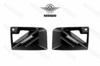 SOOQOO Conduit d'air de pare-chocs avant en fibre de carbone pré-imprégnée pour BMW M2 G87 2023+