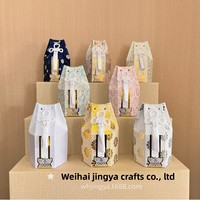 Urne funéraire triangulaire en tissu faite à la main de style japonais pour animaux de compagnie (papillons, chiens, chats, oiseaux) |   Couverture d'urne, articles funéraires