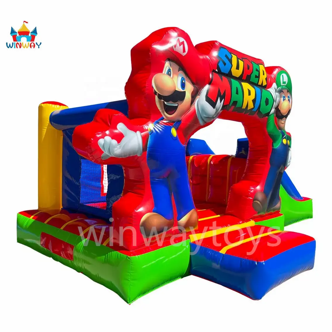 mario bros Inflatable Bouncer Bounce House Bouncy Castle with Slide paw patrols inflatable bounce house slide combo