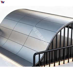แผ่นอลูมิเนียมหุ้มผนังภายนอกอาคาร ผิวเรียบ ดูแลรักษาง่าย - Product Image 4