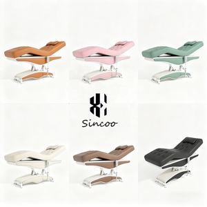 Custom Design Modern Luxury Durable 4-Motor Synthetic Leather Massage Eyelash <b>Bed</b> for Beauty Salon & Hotel Use - Product Image 5