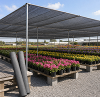 Anti-UV Zonwerend Net 90gsm Duurzaam HDPE Gebreid Schaduwdoek 70% Zonwerend Net voor Groenten Fruit Tuin
