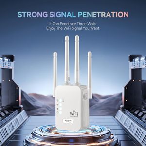 High Speed 300mbps 1200mbps Wifi Booster 2km Long Range Dual Band Wifi Repeater Booster 1200 Wifi Extender 5G - Product Image 5