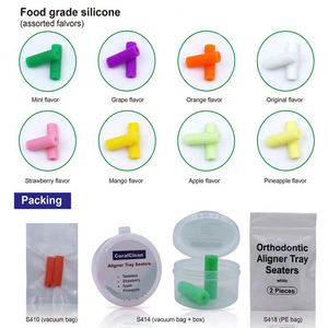 2 pezzi set allineatore ortodontico masticare esercizio la capacità di masticare i denti - Product Image 2