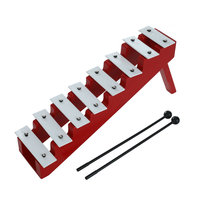 Glockenspiel Xylophone Factories for Sale in China Colorful 8-Key Metallophone/Glockenspiel