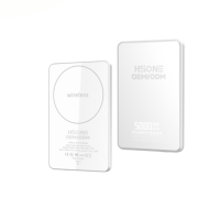 Cargador Portátil Magnético L148A de Aleación de Aluminio, Carga Rápida Inalámbrica PD de 15W, Cuerpo Delgado de 7.3mm, 5000mAh, Pantalla LED, Envío Gratis