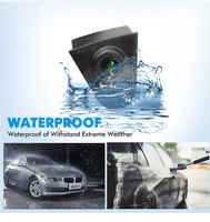 Caméra avant AHD 1080P vision nocturne étanche IP68 grand angle 170 degrés avec trajectoire dynamique pour Honda Fit CRV Accord Civic City
