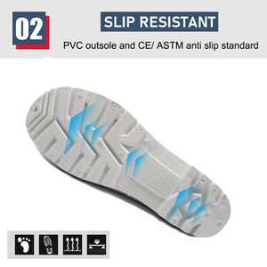 Botas de Lluvia de PVC Ligeras, Antideslizantes, Resistentes al Agua y al Aceite, para la Industria Alimentaria, Unisex, Tiger Master CE - Product Image 5