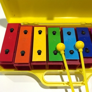 Precio de fábrica Gran regalo de cumpleaños para niños Glockenspiel Xilófono Orff instrumentos conjunto 8 <span class=keywords><strong>Notas</strong></span> Campanas resonadoras coloridas - Product Image 2