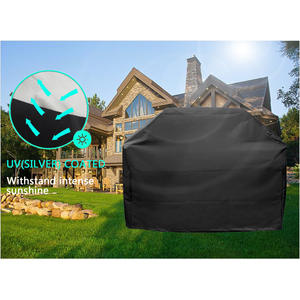 Housse de barbecue extérieure anti-poussière étanche Weber couverture de gril robuste protection contre la pluie pare-soleil extérieur couverture de filet ronde - Product Image 3