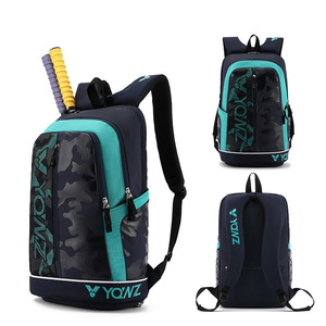 Mochila de Tenis Grande Personalizada de Nailon para Hombre y Mujer con Capacidad para 2 Raquetas y Espacio Separado para Zapatos para Pickleball y Bádminton - Product Image 2