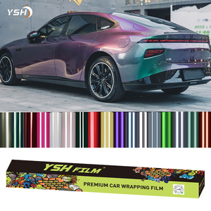 Films de voiture <span class=keywords><strong>caméléon</strong></span> emballage en vinyle auto-adhésif PET PVC coloré mat teinte modifiable emballage de teinture - Product Image 4