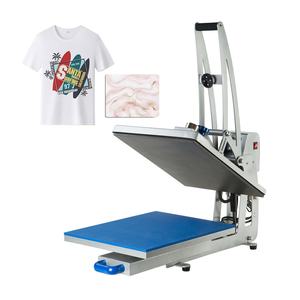 New Arrival Semi-automatic Magnetic <b>Heat</b> Press <b>Machine</b> Flat Sublimation <b>Machine</b> for T-shirt Towel DHP-1702 - Product Image 2