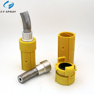 45 độ khuỷu tay Boron Carbide chuối phun cát phun tường bên trong chống gỉ 1-1/4 "chủ đề áp lực cao - Product Image 5